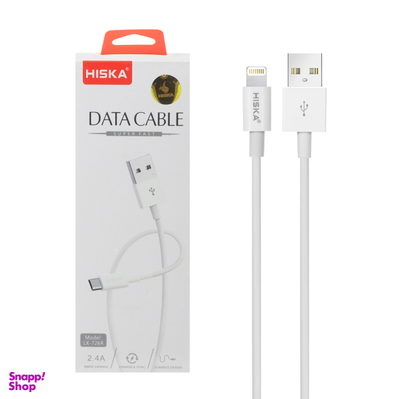 کابل تبدیل USB به لایتنینگ هیسکا مدل LX-726R طول ۱ متر