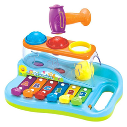 اسباب بازی موزیکال بلز و چکش هولی تويز مدل 856 Enlightening & Intellectual Xylophone