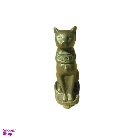 مجسمه گربه مصری کد Cat1 رنگ سبز زیتونی
