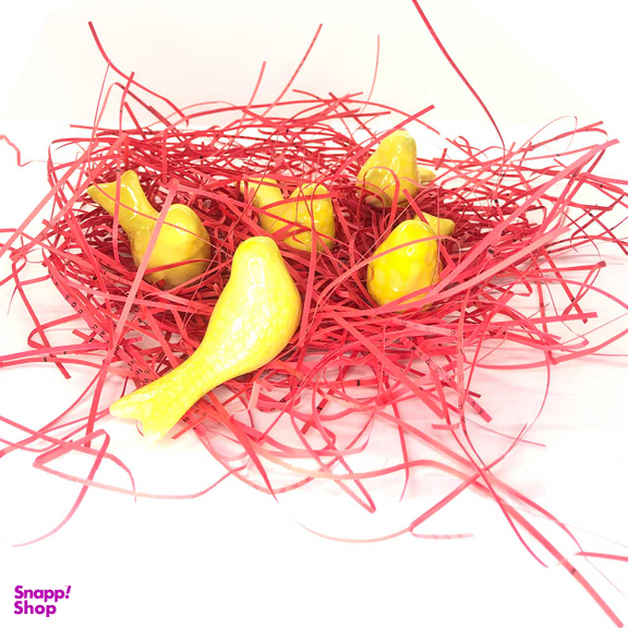 مجسمه پرنده سفالی‌ نوین نقش مدل 01