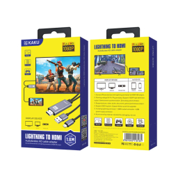 كابل تبدیل HDMI به Lightning کاکو مدل KAKU KSC-556 طول 1.8 متر
