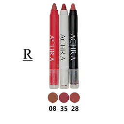 رژ لب جامد جامد مخملی آچرا مدل R مجموعه 3 عددی