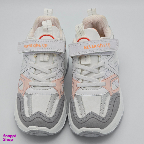 کتانی رامیلا کد 56777 رنگ سفید صورتی