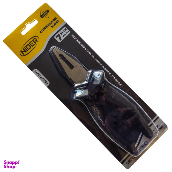 انبر دست و سیم چین نیدر کد HEAVY DUTY CR-V 08 سایز 8 اینچ مجموعه 2 عددی