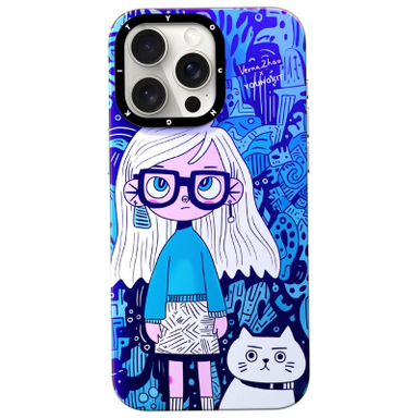 کاور یانگ کیت مدل Dark Blue Verna Zhao Dreamy مناسب گوشی موبایل اپل iphone 13promax