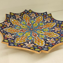 بشقاب میناکاری مدل دالبر کد 30