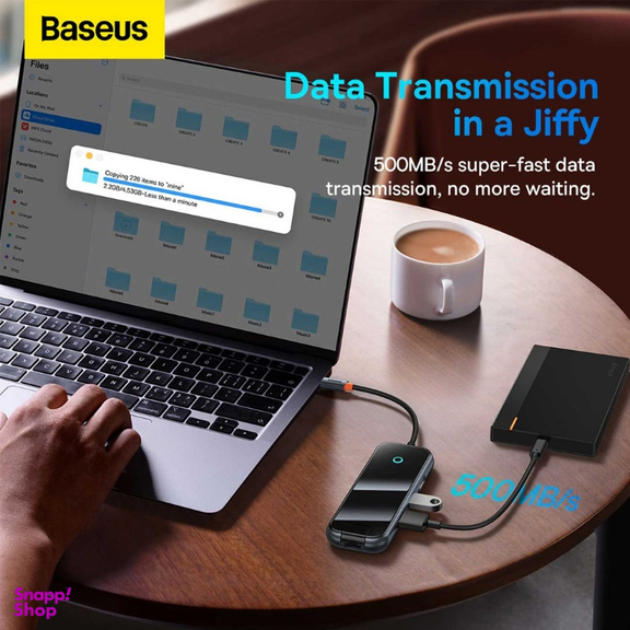 هاب 5 پورت Type-C بیسوس مدل BS-OH087