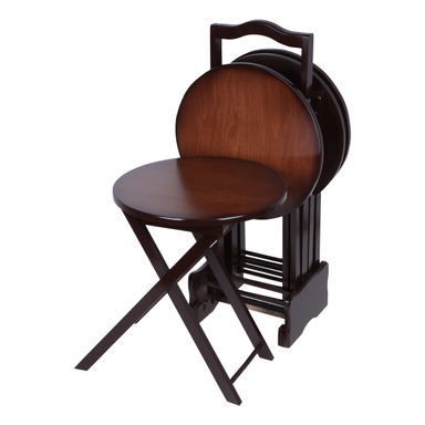 میز عسلی تاشو کد 009 مجموعه 4 عددی