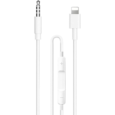 کابل صدای جک 3.5 میلی‌متری به لایتنینگ ارلدام مدل ET-AUX42 طول 1 متر