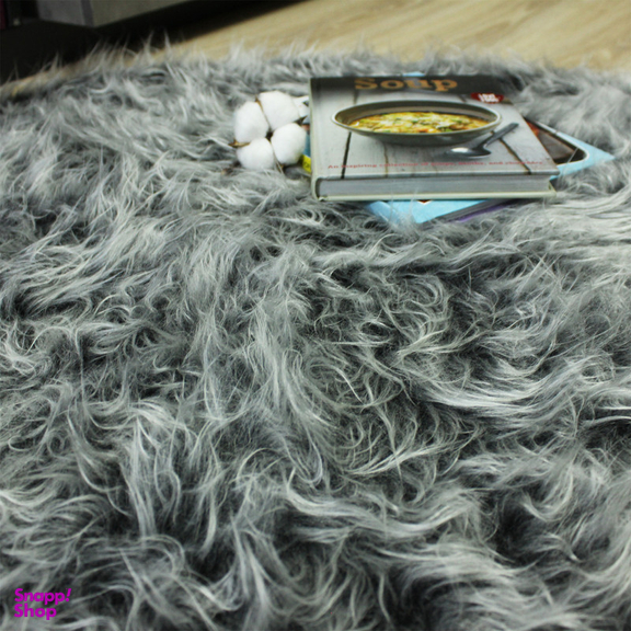 فرش ماشینی شاران هوم طرح خز پرز بلند مدل اسفنج دار