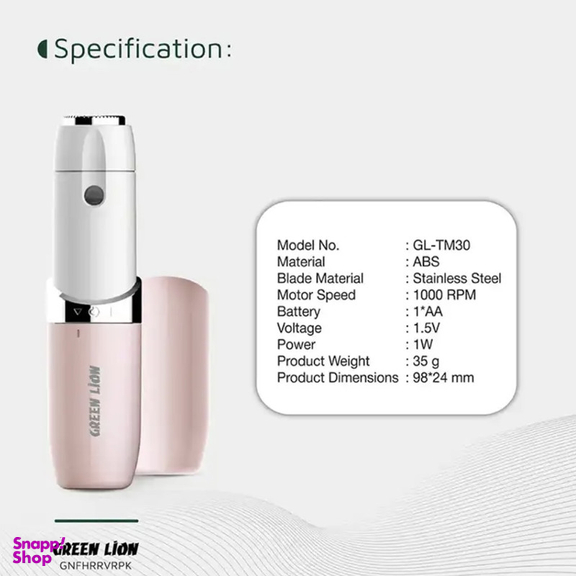 ماشین اصلاح موی صورت بانوان گرین لاین مدل TM-30