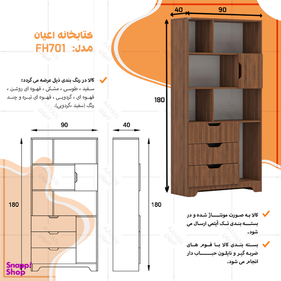 کتابخانه اعیان کد FH701
