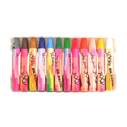 پاستل روغنی 12 رنگ لوکی کد 8012