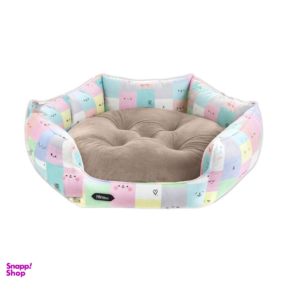 جای خواب سگ و گربه نیناپت مدل شش ضلعی گربه