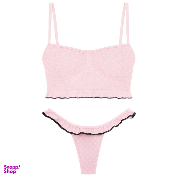 ست شورت و نیم تنه زنانه ماییلدا مدل فنردار کد 5432-606