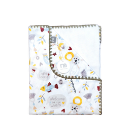 پتو نوزاد مادرکر مدل ماهی سایز 80×80 سانتی متر