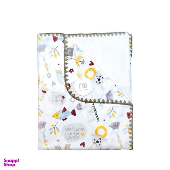 پتو نوزاد مادرکر مدل ماهی سایز 80×80 سانتی متر