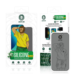 محافظ صفحه نمایش حریم شخصی گرین مدل Silicone-Pry-Plus مناسب برای گوشی موبایل اپل iPhone 14 Plus