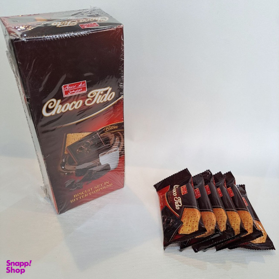 بیسکویت شوکو تیدو شیرین شیرین عسل وزن 18 گرم بسته ۲۴ عددی