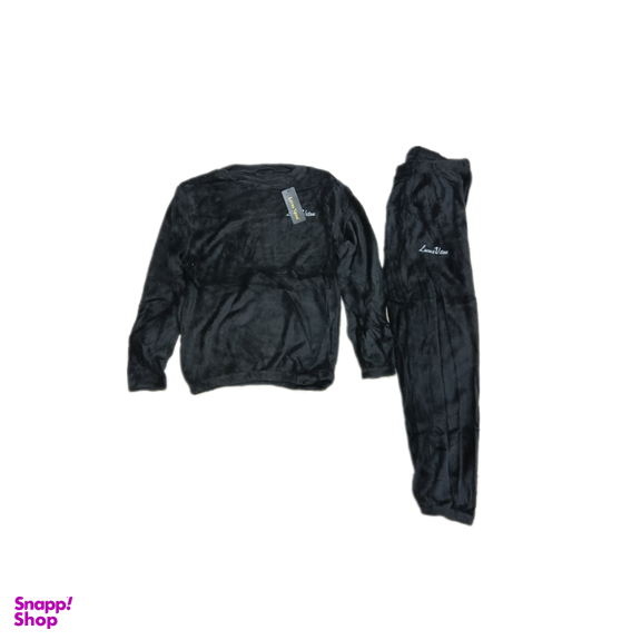 ست بلوز و شلوار زنانه مدل تدی کد Riv رنگ مشکی