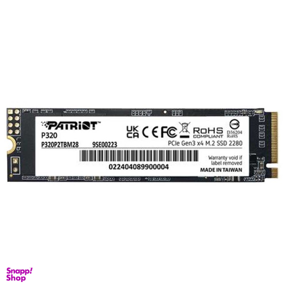 حافظه SSD اینترنال پتریوت مدل P320 PCIe Gen3 X4 M.2 SSD 2280