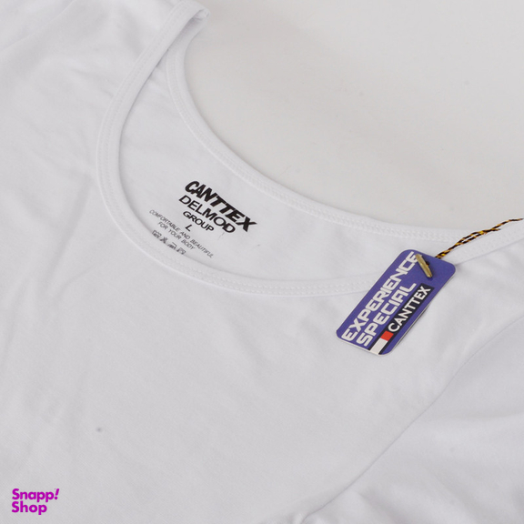 کراپ‌ تیشرت آستین بلند زنانه کانتکس مدل 249014501 رنگ سفید