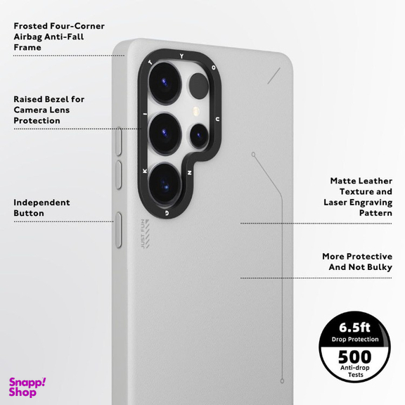 کاور گوشی موبایل یانگ کیت مدل Matte Leather Case مناسب برای سامسونگ Galaxy S25 Ultra