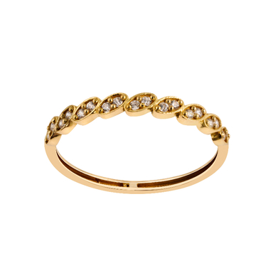 انگشتر طلا 18 عیار زنانه جواهری سون کد 3214