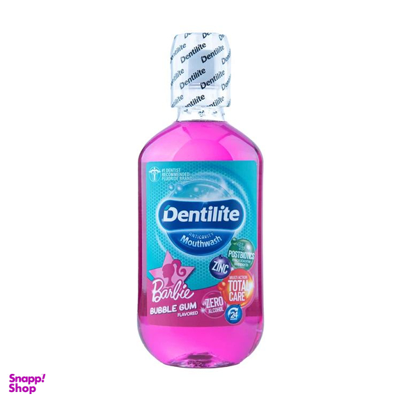 دهان شویه دنتیلایت مدل آدامس بادکنکی حجم 500 میلی لیتر