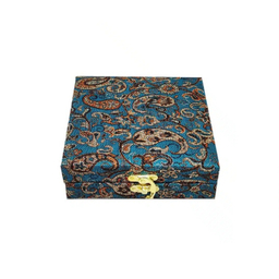 زعفران هدیه ستاره زعفرانیه مدل ترمه طرح لعیا کد 03 وزن 0.5 مثقال