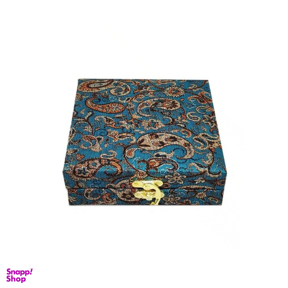 زعفران هدیه ستاره زعفرانیه مدل ترمه طرح لعیا کد 03 وزن 0.5 مثقال