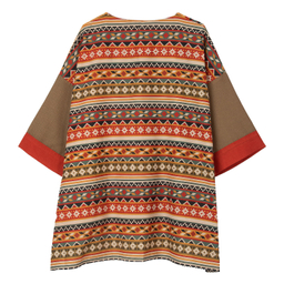 پانچو زنانه طرح سرخپوستی