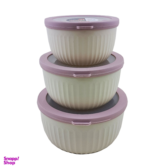 ظرف نگهدارنده کاپریس مدل سیف لاک مجموعه 3 عددی