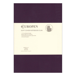دفتر 60 برگ یوروپن مدل Soft Cover Notebook Slim
