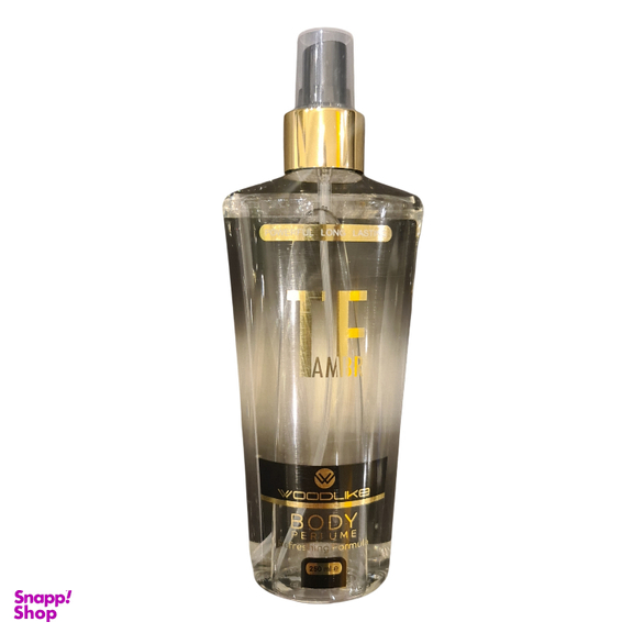 بادی اسپلش مردانه وود لایک مدل تام فور آمبر حجم 250 میلی لیتر