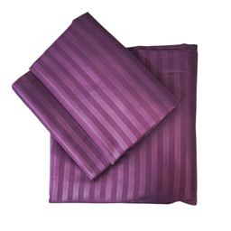 ست ملحفه و روبالشی دونفره 3 تکه مدل هتلی ساده کد ML180H عرض 180 سانتی متر