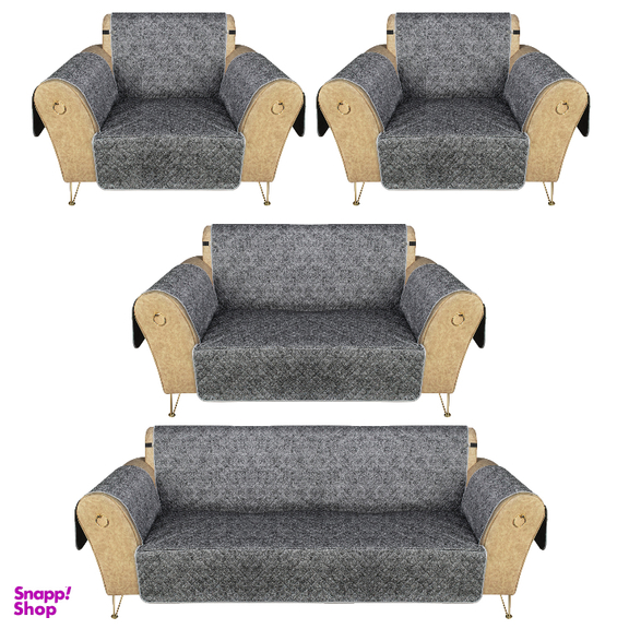 کاور مبلمان 7 نفره چینش مدل 4L مجموعه 4 عددی