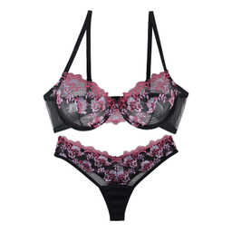 ست سوتین و شورت زنانه برتا کد 2020SP رنگ مشکی