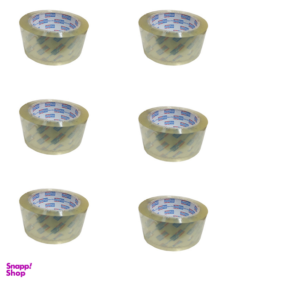 چسب پهن مپل مکس مدل SMT-MAPLE -CS-90YARD عرض 5 سانتی متر مجموعه 6 عددی