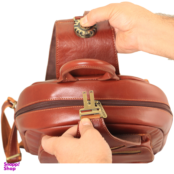 کوله پشتی زنانه چرم بارز مدل DZ60