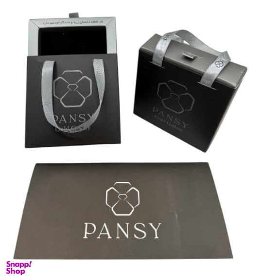 دستبند طلا 18 عیار زنانه پانسی مدل بال فرشته کد D21064