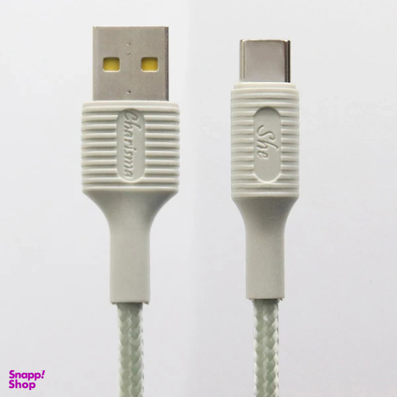 کابل تبدیل USB به Type-C شی کاریزما مدل صبا طول 1.2 متر