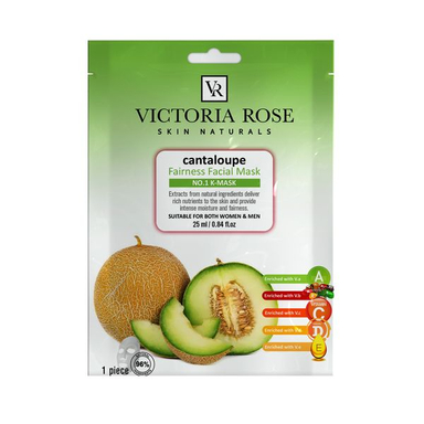 ماسک صورت ویکتوریارز مدل Cantaloupe حجم 25 میلی لیتر بسته 10 عددی