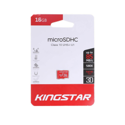 کارت حافظه microSDHC کینگ استار مدل 580X کلاس 10 استاندارد UHS-I U1 سرعت 85MBps ظرفیت 16 گیگابایت