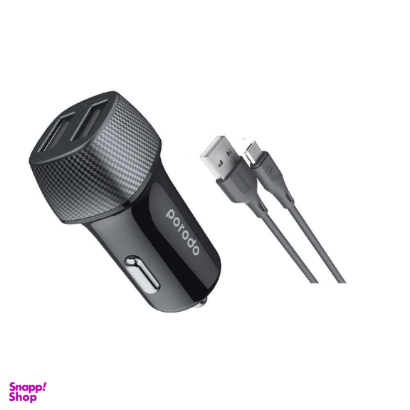 شارژر فندکی پرودو مدل PD-34CCV2C به همراه کابل USB Type-C