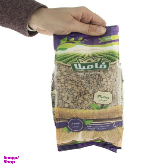 عدس فامیلا وزن 900 گرم