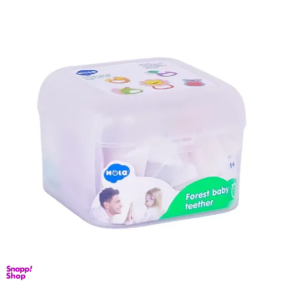 ست جغجغه و دندان گیر هولا تویز کد 9990010170 مجموعه 5 عددی