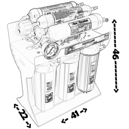 دستگاه تصفیه کننده آب آکوآ کلیر مدل RO_ACG8050