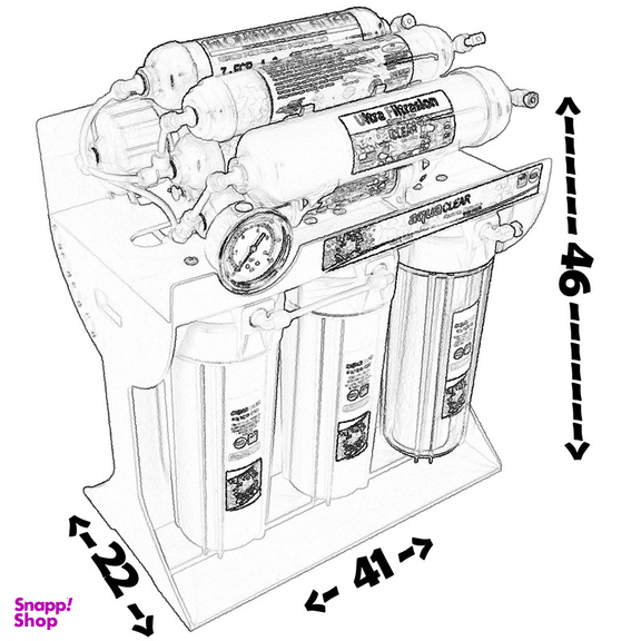 دستگاه تصفیه کننده آب آکوآ کلیر مدل RO_ACG8050