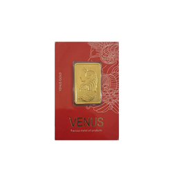 شمش طلا 24 عیار ونوس کد T1582 وزن 1 گرم